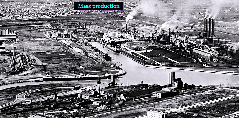 Moving assembly line, Rouge River